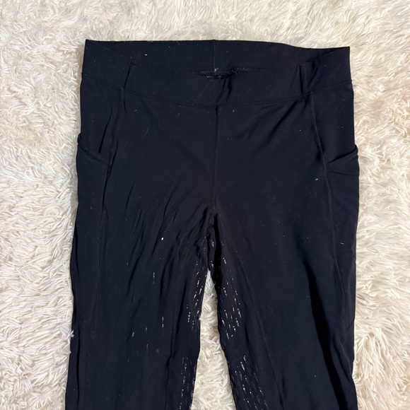 Women’s Size 1X Black Kerrits Full Seat Horseback Riding Tight Breeches - Picture 3 of 7